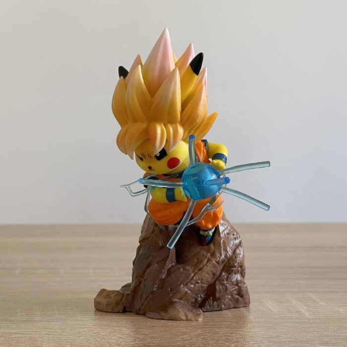 Anime Figures Pokemon Figures Super Saiyan Pikachu Cos Naruto